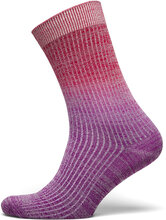Gradiant Glitter Sock Lingerie Socks Regular Socks Purple Becksöndergaard