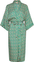 Amapola Liberte Kimono Lingerie Kimonos Green Becksöndergaard