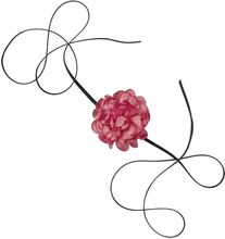 Flowria Choker Accessories Jewellery Necklaces Stiff Necklaces Pink Becksöndergaard