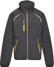 Sjoa Light Softshell Youth Jacket Solid Charcoal 128 Sport Softshells Softshell Jackets Black Bergans