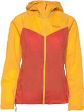 Microlight W Jacket Brick/Light Golden Yellow Xs Sport Sport Jackets Multi/patterned Bergans