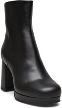 Biabella Platfrom Boot Crust Shoes Boots Ankle Boots Ankle Boots With Heel Black Bianco
