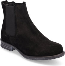 Biadanelle Chelsea Boot Suede Shoes Chelsea Boots Black Bianco