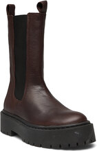 Biadeb Long Boot Shoes Chelsea Boots Brown Bianco