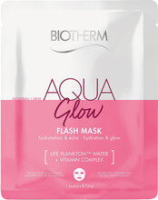 Aqua Glow Flash Mask Beauty Women Skin Care Face Masks Sheetmask Nude Biotherm