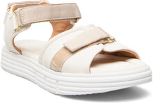 Bisgaard Ally Shoes Summer Shoes Sandals Creme Bisgaard*Betinget Tilbud