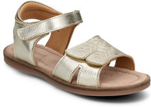 Bisgaard Alexa O Shoes Summer Shoes Sandals Gold Bisgaard