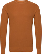 Bhcodford Crew Pullover Tops Knitwear Round Necks Orange Blend