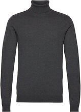 Pullover Tops Knitwear Turtlenecks Black Blend