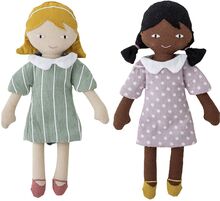 Hella & Stella Doll Set Of 2 Toys Dolls & Accessories Dolls Multi/mønstret Bloomingville*Betinget Tilbud