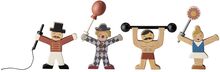 Rossaio Toy Toys Playsets & Action Figures Wooden Figures Multi/patterned Bloomingville