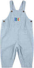 Baby Multicolor B.c Corduroy Dungaree Dungarees Blå Bobo Choses*Betinget Tilbud