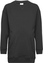 Bff Over D Top Tops Sweatshirts & Hoodies Sweatshirts Black Boob