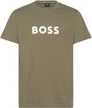 T-Shirt Rn Tops T-shirts Short-sleeved Green BOSS