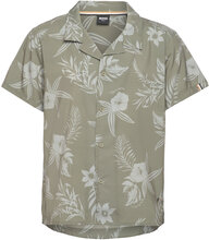 Beach Shirt Reev Tops Shirts Short-sleeved Green BOSS