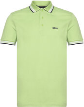 Paddy Sport Polos Short-sleeved Green BOSS