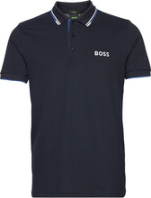Paddy Pro Sport Polos Short-sleeved Blue BOSS
