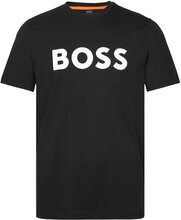 Thinking 1 Tops T-shirts Short-sleeved Black BOSS