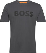 Thinking 1 T-shirts Short-sleeved Grå BOSS*Betinget Tilbud
