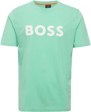 Thinking 1 T-shirts Short-sleeved Blå BOSS*Betinget Tilbud
