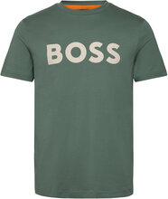 Thinking 1 Tops T-shirts Short-sleeved Green BOSS