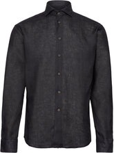 Regular Fit Mens Shirt Shirts Linen Shirts Grå Bosweel Shirts Est. 1937*Betinget Tilbud