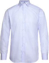 Stripe W. Contrast Tops Shirts Business Blue Bosweel Shirts Est. 1937