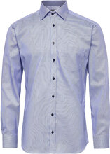 Structured Skjorte Business Blå Bosweel Shirts Est. 1937*Betinget Tilbud