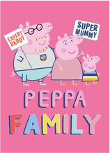 Fleece Peppa Pig - Pep 1013 B Home Sleep Time Blankets & Quilts Multi/mønstret BrandMac*Betinget Tilbud