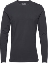 Long Sleeve Slim Tops T-shirts Long-sleeved Navy Bread & Boxers