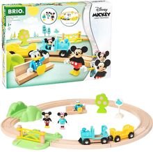 Brio 32277 Mickey Mouse Togsæt Toys Toy Cars & Vehicles Toy Vehicles Train Accessories Multi/patterned BRIO