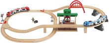 Brio 33512 Togbane, Stor, På Rejse Toys Toy Cars & Vehicles Toy Vehicles Trains Multi/patterned BRIO