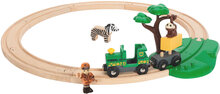 Brio® Togbane Safari 14D Toys Playsets & Action Figures Play Sets Multi/mønstret BRIO*Betinget Tilbud
