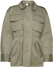 Jane Outerwear Jackets Utility Jackets Khaki Green Brixtol Textiles