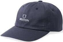 Alpha Lp Cap Accessories Headwear Caps Marineblå Brixton*Betinget Tilbud