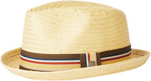 Castor Fedora Accessories Headwear Straw Hats Beige Brixton