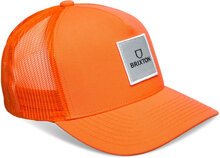 Alpha Block X C Mp Mesh Cap Accessories Headwear Caps Orange Brixton