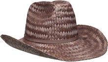 Houston Straw Cowboy Accessories Headwear Straw Hats Brown Brixton