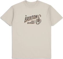 Vinton S/S Stt Tops T-Kortærmet Skjorte Beige Brixton