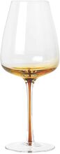 Hvidvinsglas 'Amber' Glas Home Tableware Glass Wine Glass White Wine Glasses Nude Broste Copenhagen