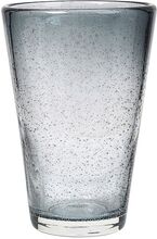 Glas Tall 'Bubble' Tykt Glas Home Tableware Glass Drinking Glass Grey Broste Copenhagen
