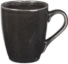 Krus 'Nordic Coal' M/ Hank Home Tableware Cups & Mugs Coffee Cups Black Broste Copenhagen