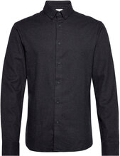 Bs Tromsoe Casual Slim Fit Shirt Skjorte Uformell Marineblå Bruun & Stengade*Betinget Tilbud