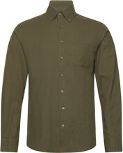 Bs Floyd Casual Slim Fit Shirt Tops Shirts Casual Khaki Green Bruun & Stengade