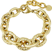 Ridge Mix Chunky Bracelet Accessories Jewellery Bracelets Chain Bracelets Gold Bud To Rose