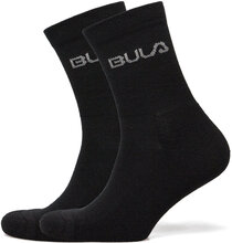 2Pk Wool Socks Sport Socks Regular Socks Black Bula