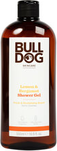 Lemon & Bergamot Shower Gel 500 Ml Beauty MEN Skin Care Body Shower Gel Nude Bulldog*Betinget Tilbud