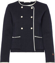 Marita Jacket Designers Knitwear Cardigans Navy BUSNEL