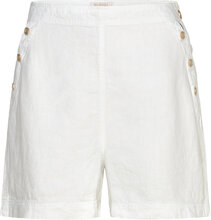 Peggie Shorts Bottoms Shorts Chino Shorts White BUSNEL