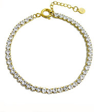 Celine Tennisbracelet Accessories Jewellery Bracelets Chain Bracelets Gull By Jolima*Betinget Tilbud